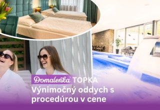 Domalenka TOPKA v Piešťanoch - špeciálna zľava v 4* Hoteli Park - pobyt plný relaxu a pohody