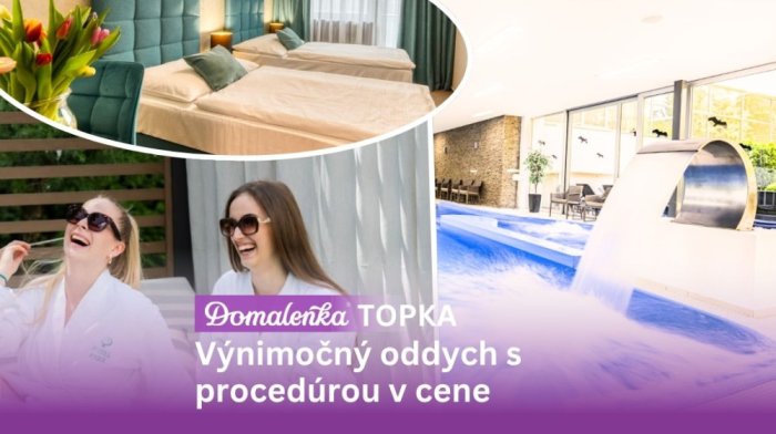 Domalenka TOPKA v Piešťanoch - špeciálna zľava v 4* Hoteli Park - pobyt plný relaxu a pohody