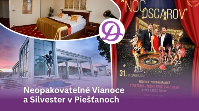 Vianočný relax a Silvester v štýle Felliniho sladkého života – v srdci piešťanských kúpeľov