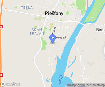 Hotel Máj *** Piešťany - Mapa