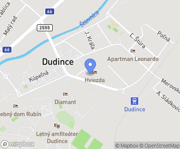 Hotel Hviezda *** Dudince - Mapa
