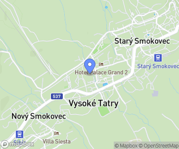 Kúpele Nový Smokovec - Mapa